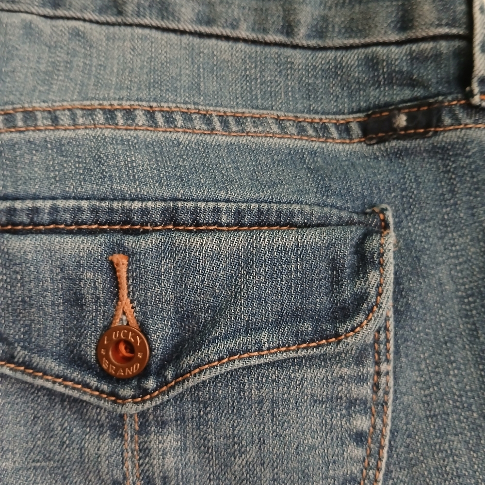 LUCKY Brand SWEET JEAN CROP ◉ Women's US Size 14/32W❗Last Chance To Buy‼️ - Picture 7 of 9